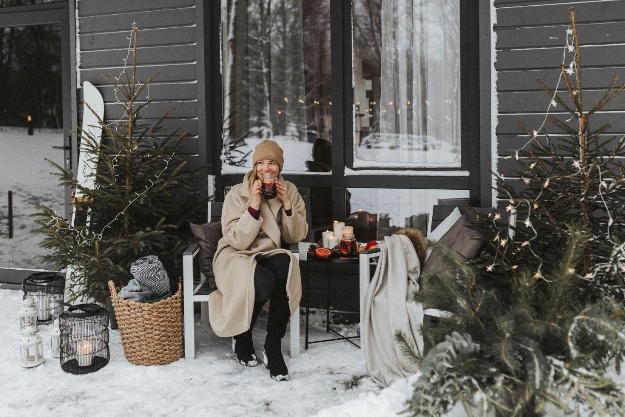 Sniegi Apartments With Sauna Мадона Екстериор снимка